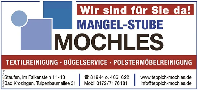 Mangelstube Werbung